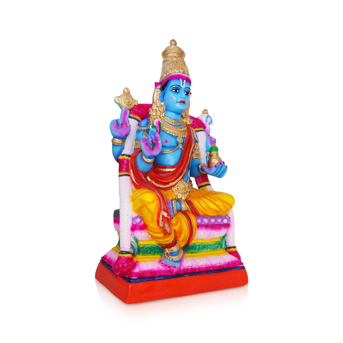 Dhanvantari Murti Paper Mache Golu Bommai - 25 X 13 Inches | Giri Golu Doll/ Navaratri Gombe/ Navratri Decor