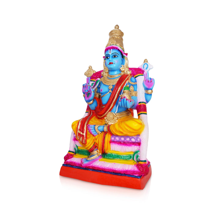 Dhanvantari Murti Paper Mache Golu Bommai - 25 X 13 Inches | Giri Golu Doll/ Navaratri Gombe/ Navratri Decor