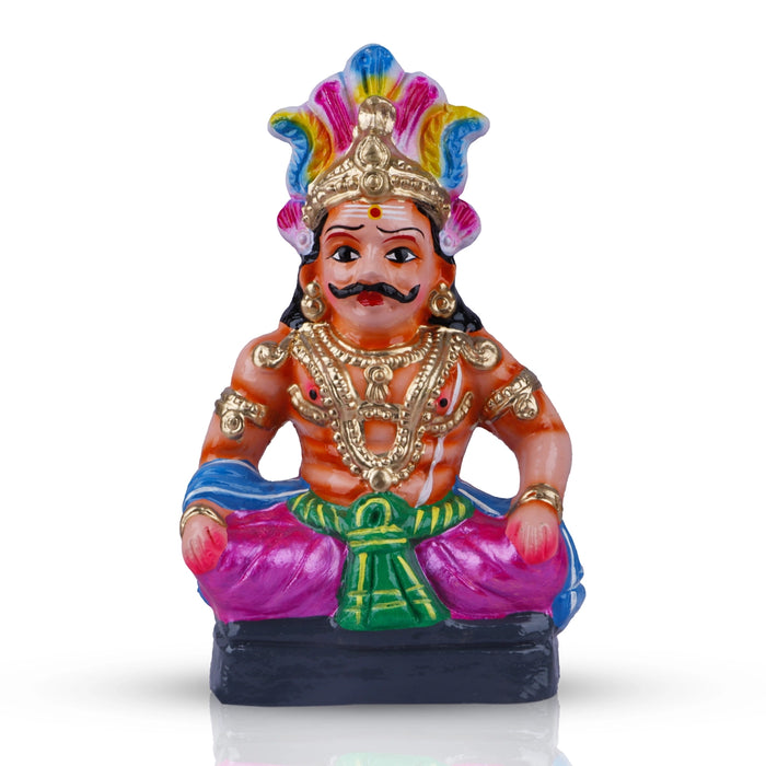 Maya Bazar Clay Golu Bommai Set - 10 Inches | Giri Golu Doll/ Navaratri Golu Bomma/ Bommai/ Gombe