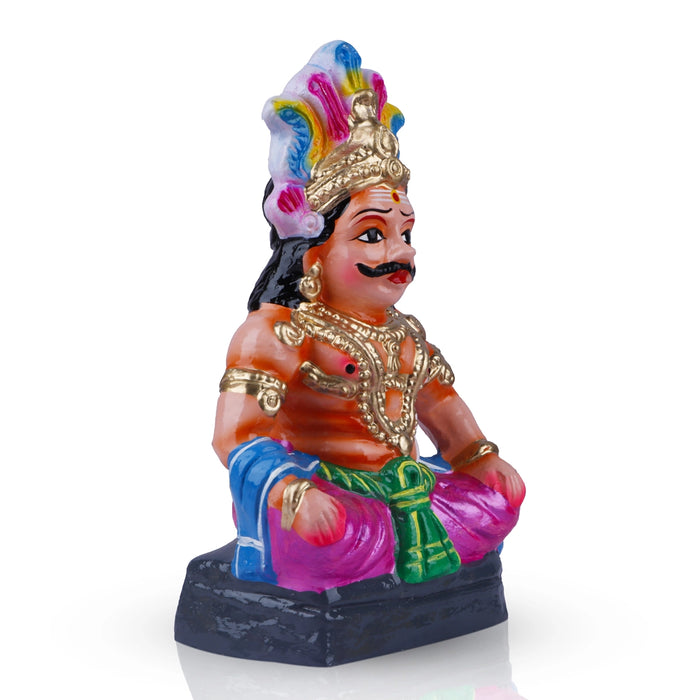 Maya Bazar Clay Golu Bommai Set - 10 Inches | Giri Golu Doll/ Navaratri Golu Bomma/ Bommai/ Gombe