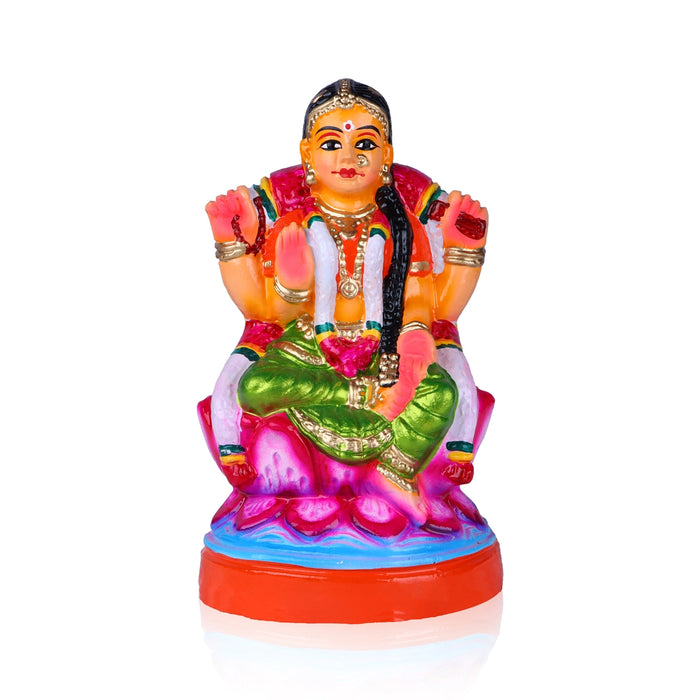 Bala Tripura Sundari Clay Golu Bommai - 10 x 5.5 Inches | Giri Golu Doll/ Navaratri Golu Bomma/Gombe/Bommai