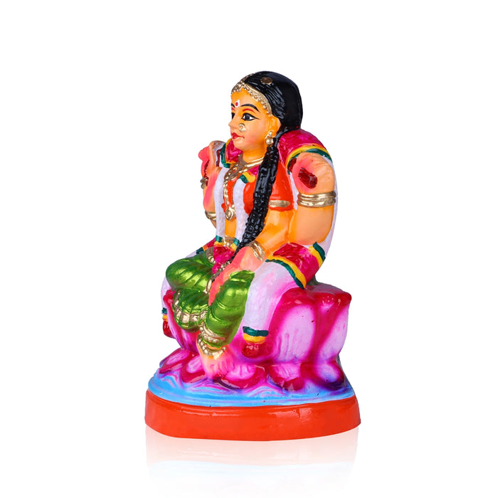 Bala Tripura Sundari Clay Golu Bommai - 10 x 5.5 Inches | Giri Golu Doll/ Navaratri Golu Bomma/Gombe/Bommai