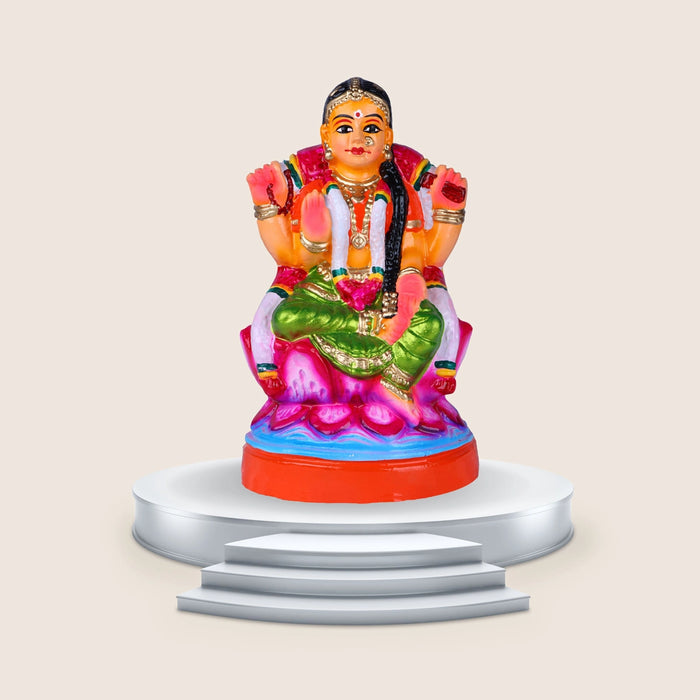 Bala Tripura Sundari Clay Golu Bommai - 10 x 5.5 Inches | Giri Golu Doll/ Navaratri Golu Bomma/Gombe/Bommai