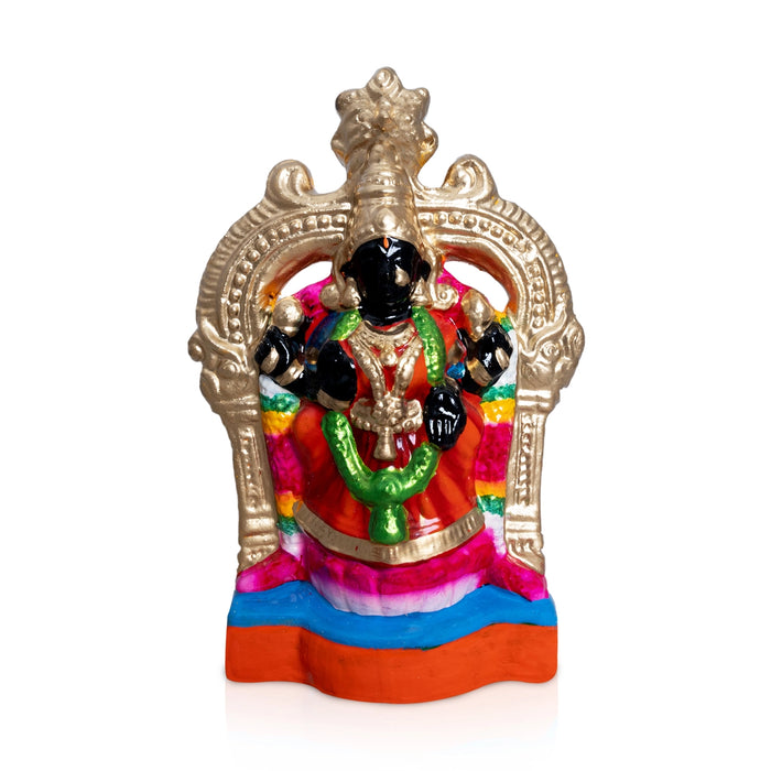 Perumal Thayar Clay Golu Bommai Pair - 10.5 x 6.5 Inches | Giri Golu Doll/ Navaratri Golu Bomma/ Gombe/ Bommai