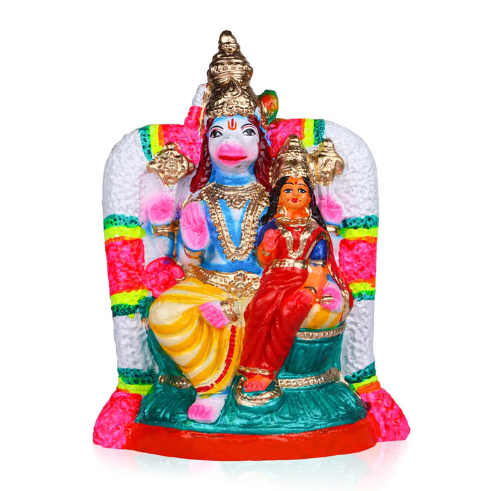 Lakshmi Hayagreevar Clay Golu Bommai - 10 Inches | Giri Golu Doll/ Navaratri Golu Bomma/Gombe/Bommai