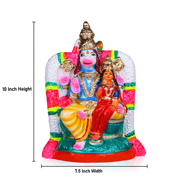 Lakshmi Hayagreevar Clay Golu Bommai - 10 Inches | Giri Golu Doll/ Navaratri Golu Bomma/Gombe/Bommai