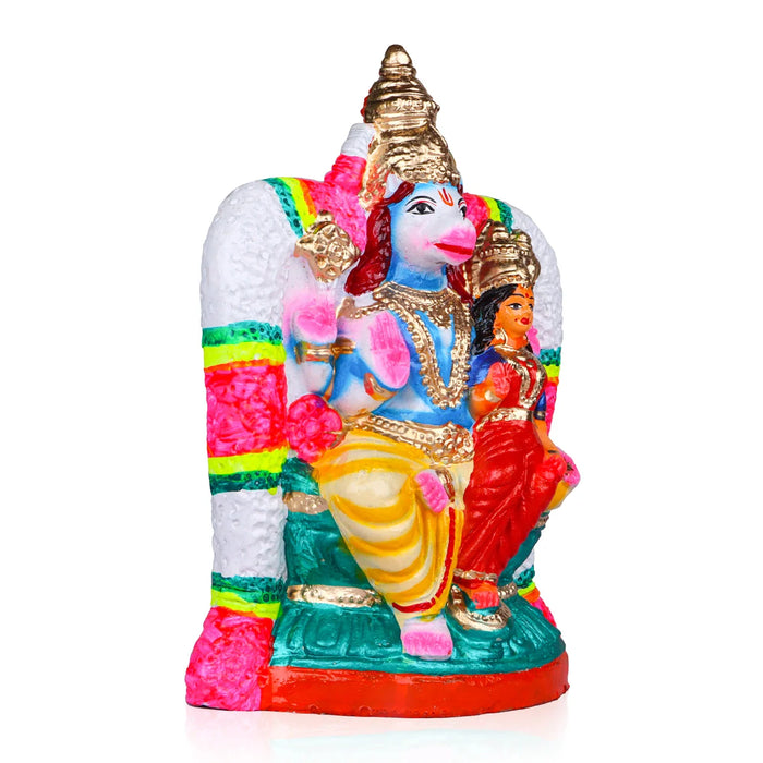 Lakshmi Hayagreevar Clay Golu Bommai - 10 Inches | Giri Golu Doll/ Navaratri Golu Bomma/Gombe/Bommai