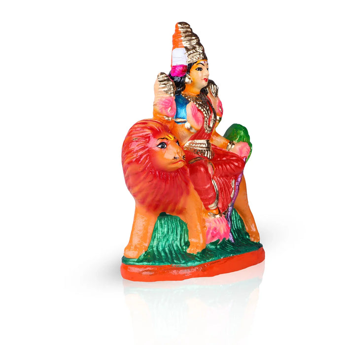 Rajeshwari Clay Golu Bommai - 10 x 6 Inches | Giri Golu Doll/ Navaratri Golu Bomma/Gombe/Bommai