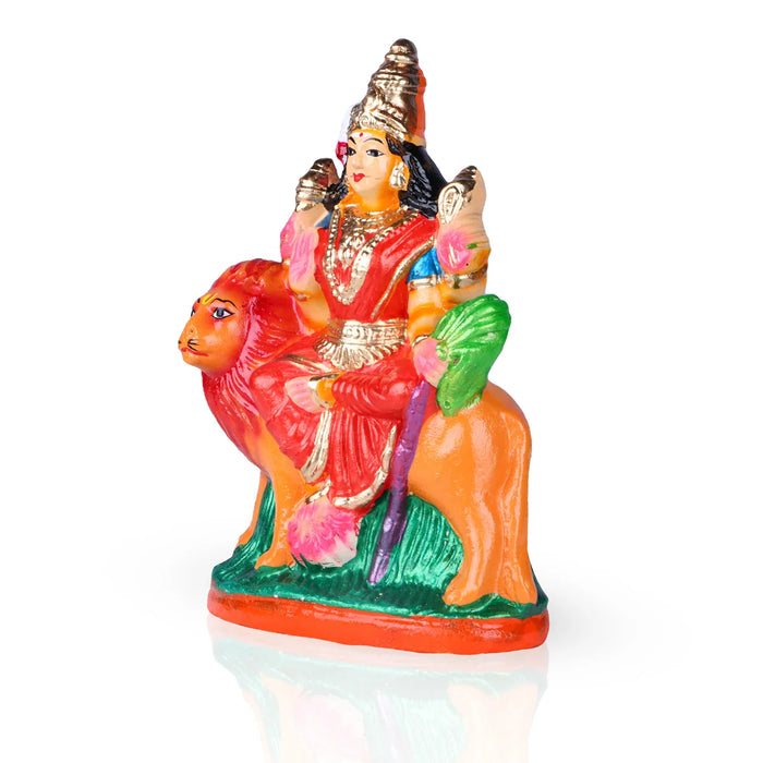 Rajeshwari Clay Golu Bommai - 10 x 6 Inches | Giri Golu Doll/ Navaratri Golu Bomma/Gombe/Bommai