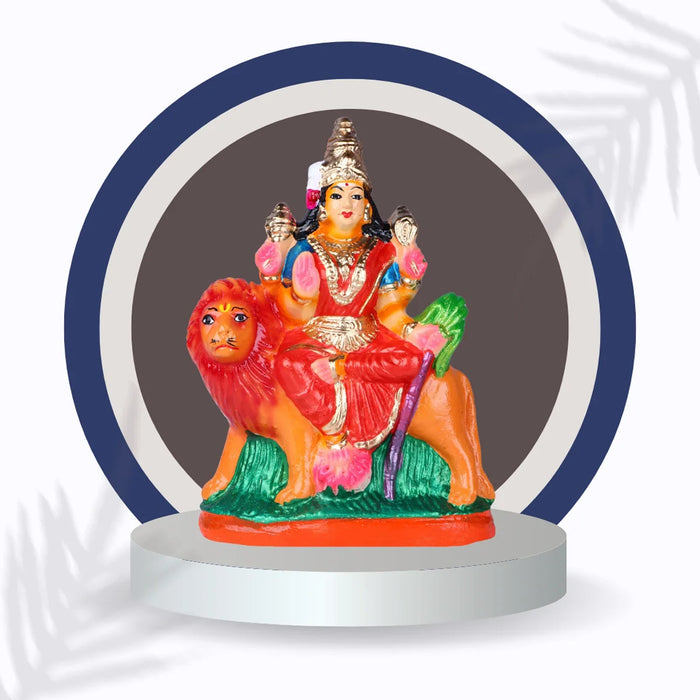 Rajeshwari Clay Golu Bommai - 10 x 6 Inches | Giri Golu Doll/ Navaratri Golu Bomma/Gombe/Bommai