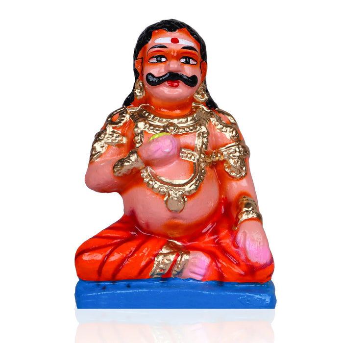 Maya Bazar Clay Golu Bommai Set - 7.5 Inches | Giri Golu Doll/ Navaratri Golu Bomma/Gombe/Bommai