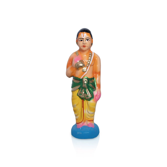 Srirangam Clay Golu Bommai Set - 8.5 x 10.5 Inches | Giri Golu doll/ Navaratri Kolu Bommalu/ Dasara Doll