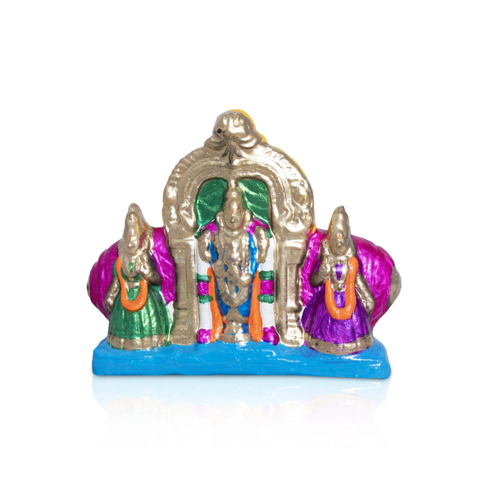Srirangam Clay Golu Bommai Set - 8.5 x 10.5 Inches | Giri Golu doll/ Navaratri Kolu Bommalu/ Dasara Doll