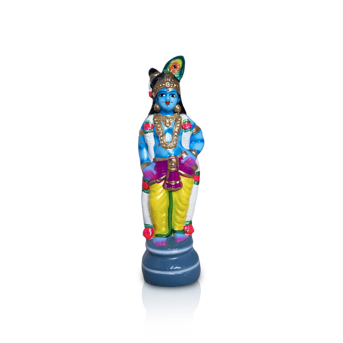 Dasavataram Clay Golu Bommai Set - 10 x 4 Inches | Giri Golu Doll/ Navaratri Golu Bomma/ Gombe/ Bommai