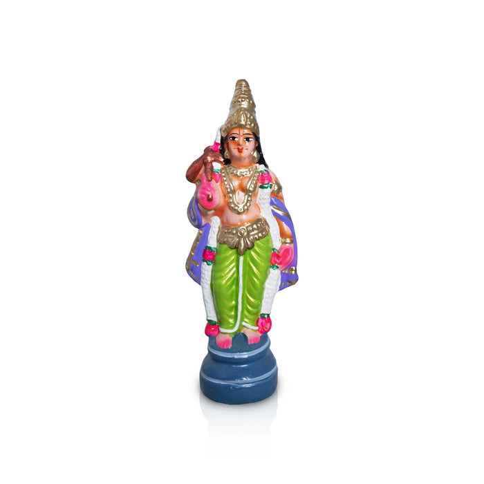 Dasavataram Clay Golu Bommai Set - 10 x 4 Inches | Giri Golu Doll/ Navaratri Golu Bomma/ Gombe/ Bommai