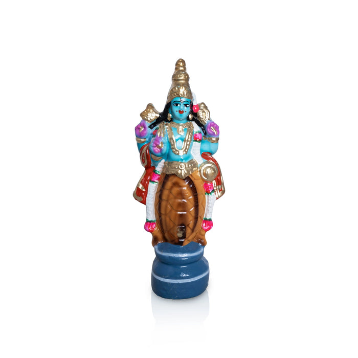 Dasavataram Clay Golu Bommai Set - 10 x 4 Inches | Giri Golu Doll/ Navaratri Golu Bomma/ Gombe/ Bommai