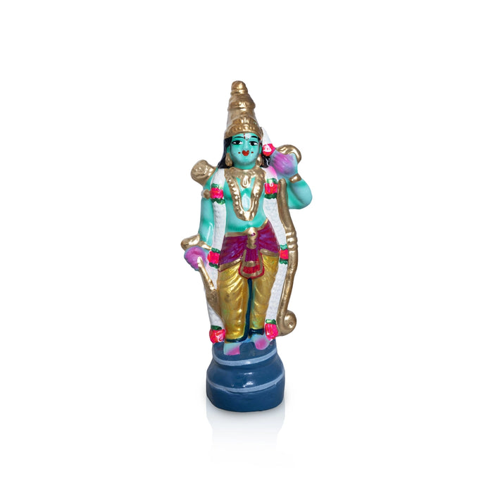 Dasavataram Clay Golu Bommai Set - 10 x 4 Inches | Giri Golu Doll/ Navaratri Golu Bomma/ Gombe/ Bommai