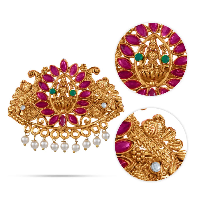 Kemp Hair Clip | Artificial Hair Clip/ Mahalakshmi Design Hair Accessory for Hair Styling/ Assorted Designs