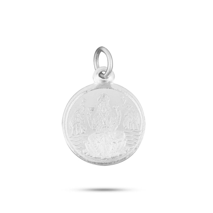 Ganesh Murti & Lakshmi Murti Design Pendant | Silver Dollar/ Ganpati Murti & Laxmi Murti Locket for Men & Women
