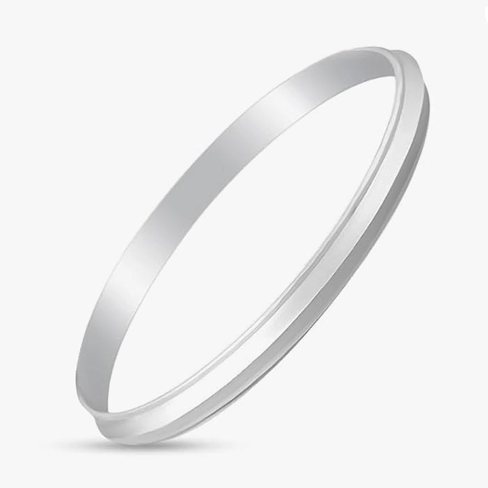 Silver Kada - Size 2 | V Baby Kaapu/ Bracelet Kada/ Bangle Kada For Infant Traditional Wear