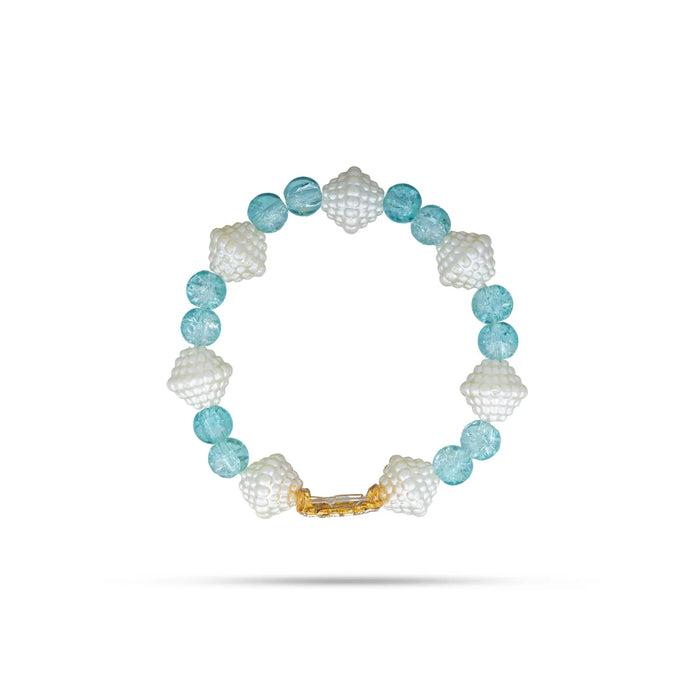 Delhi Guruji Beaded Bracelet - 2.5 Inch Dia | Spiritual Wrist Bracelet / Hand Band for Daily Wear