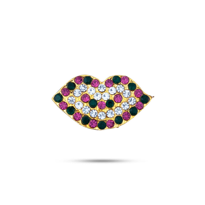 Amman Face Set | Stone Devi Face/ Multicolour Stone Ammavari Face For Pooja & Deity Decor