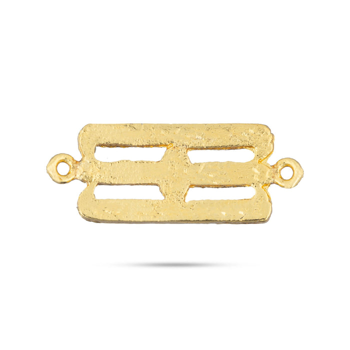 Shivan Vibuthi Pattai - 0.75 x 1.75 Inch | Vibhuti Pattai/ Stone Tripundra Tilak for Deity Decor