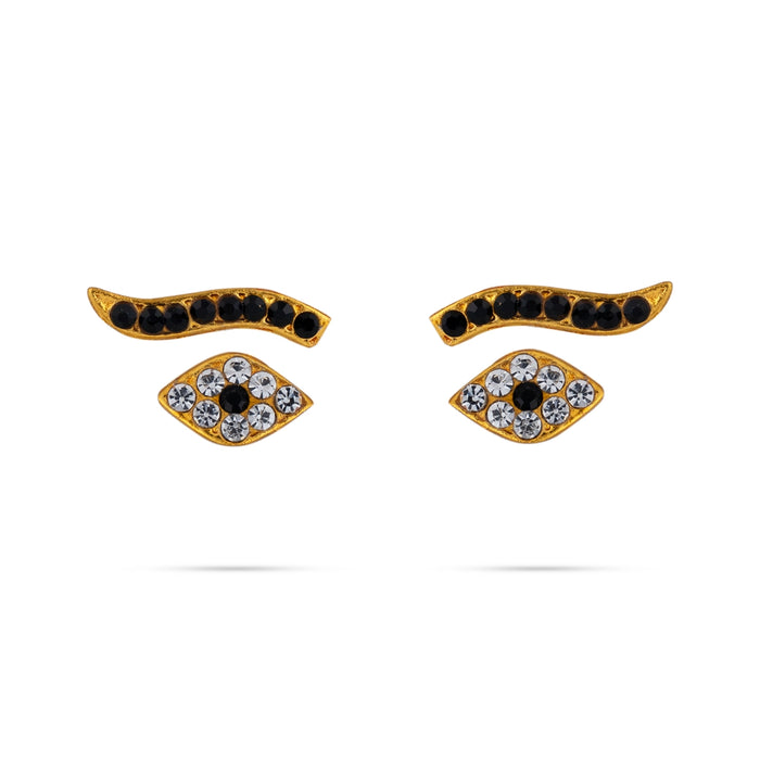 Stone Amman Face Set | Stone Swamy Alangaram/ Stone Varalakshmi Face Set for Deity/ Assorted Design