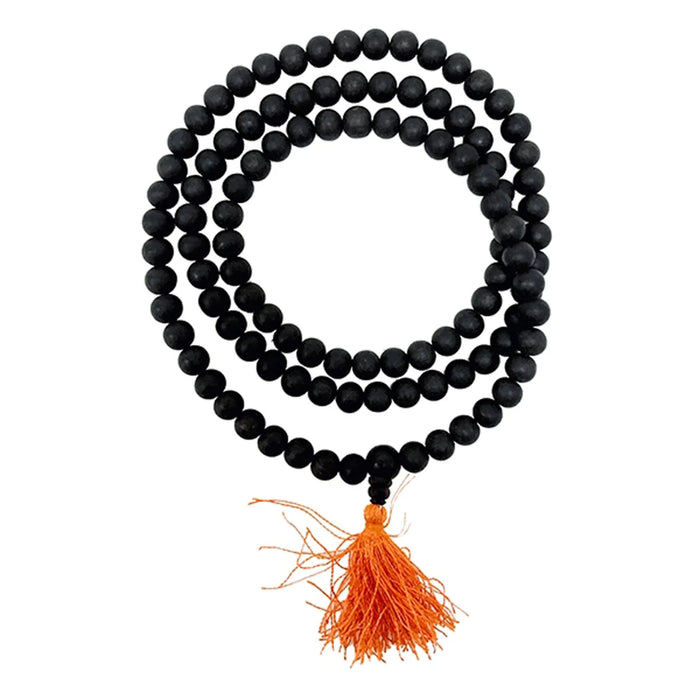 Karungali Mala - 19 Inches | 10 mm/ Karungali Kattai Malai/ Ebony Mala for Men & Women