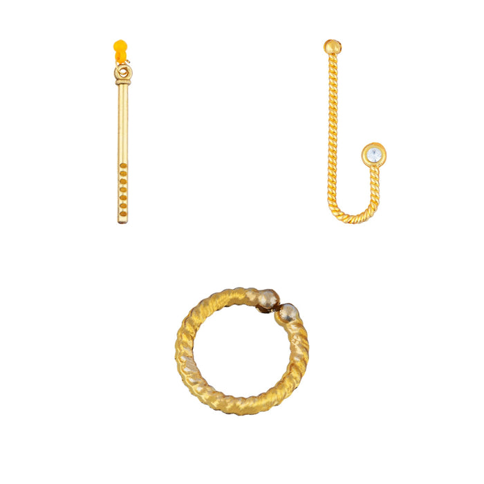 Laddu Gopal Jewellery Set | Gold Polish Artificial Jewellery/ Krishna Jewellery Set for Laddu Gopal