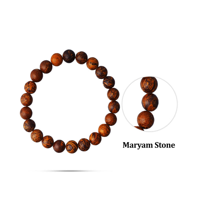Maryam Bracelet - 2.5 Inches | Gemstone Bracelet/ Crystal Jewellery For Strength And Energetic Balance