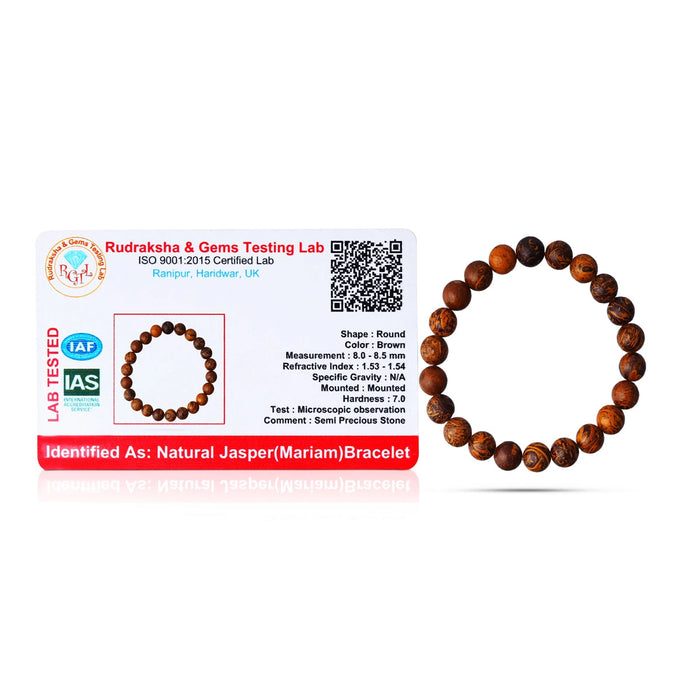 Maryam Bracelet - 2.5 Inches | Gemstone Bracelet/ Crystal Jewellery For Strength And Energetic Balance