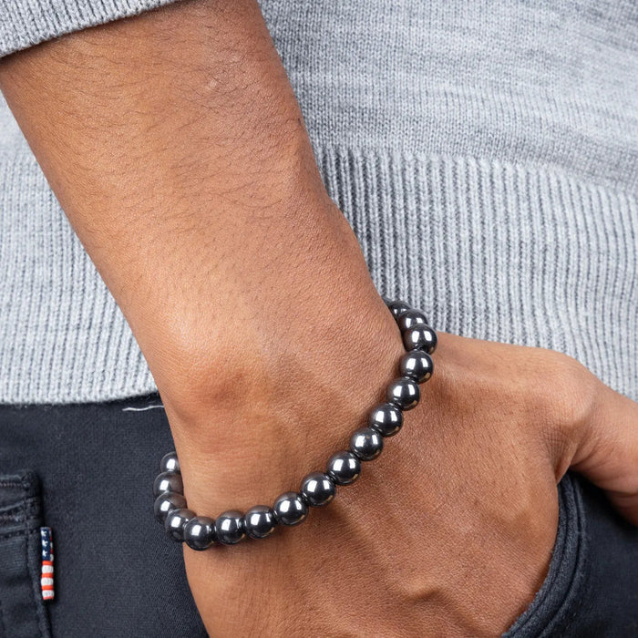 Hematite Bracelet - 2.5 Inches | Gemstone Bracelet/ Crystal Jewellery For Stability And Energy Cleansing