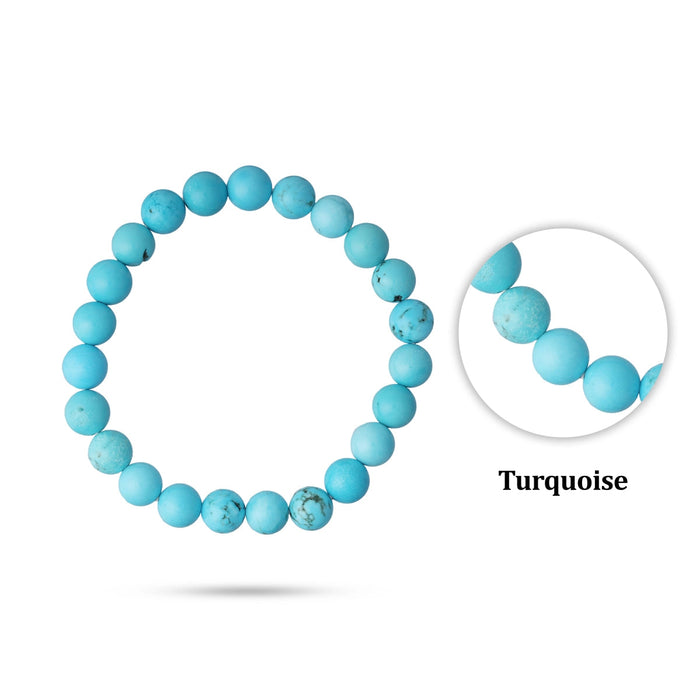 Turquoise Bracelet - 2.5 Inches | Gemstone Bracelet/ Crystal Jewellery For Healing And Emotional Clarity