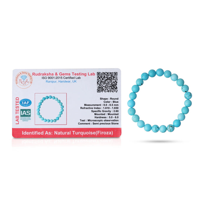 Turquoise Bracelet - 2.5 Inches | Gemstone Bracelet/ Crystal Jewellery For Healing And Emotional Clarity
