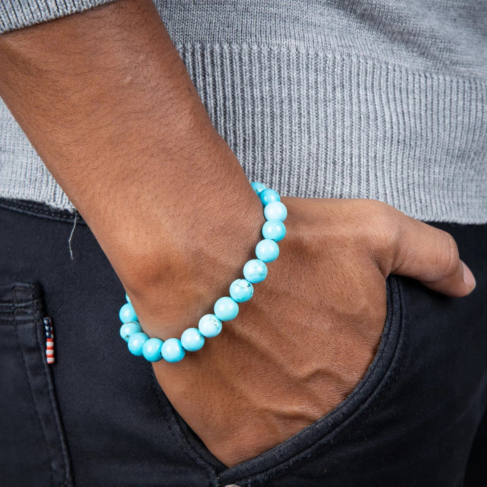 Turquoise Bracelet - 2.5 Inches | Gemstone Bracelet/ Crystal Jewellery For Healing And Emotional Clarity