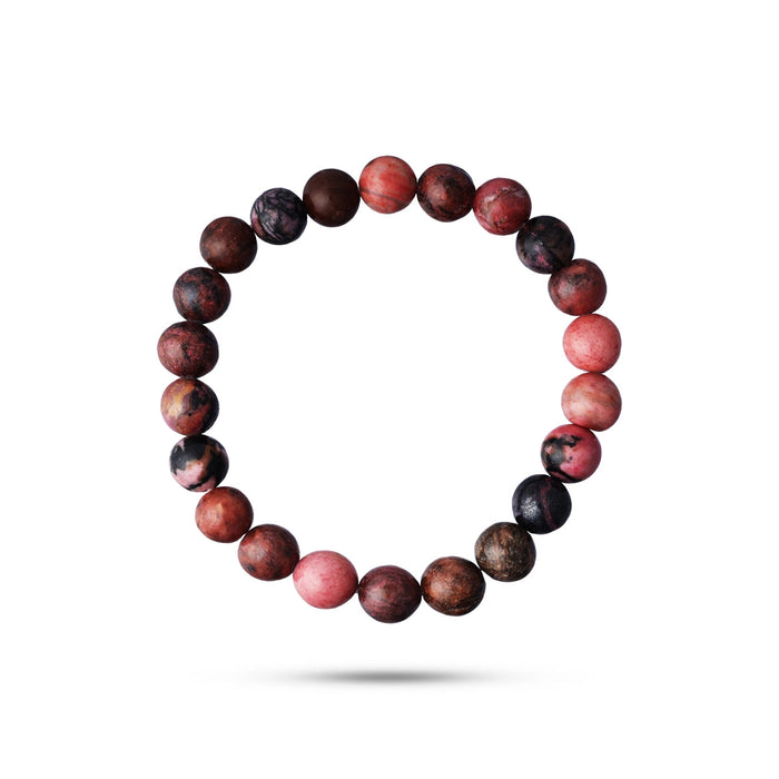 Rhodonite Bracelet - 2.5 Inches | Rhodonite Crystal Jewellery/ Gemstone Bracelet For Emotional Healing