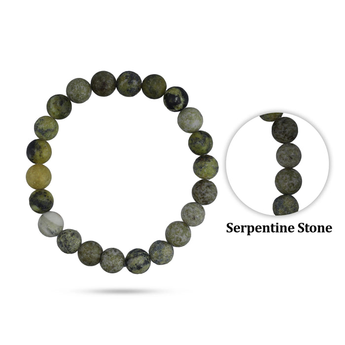 Serpentine Bracelet - 2.5 Inches | Semi Precious Bracelet/ Hand Band/ Gem Stone Wrist Band