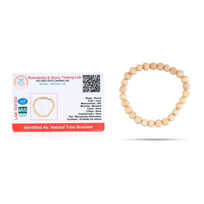 Tulsi Bracelet - 2.5 Inches | Tulasi Bracelet/ Tulsi Hand Band/ Thulasi Jewellery For Spiritual Wear