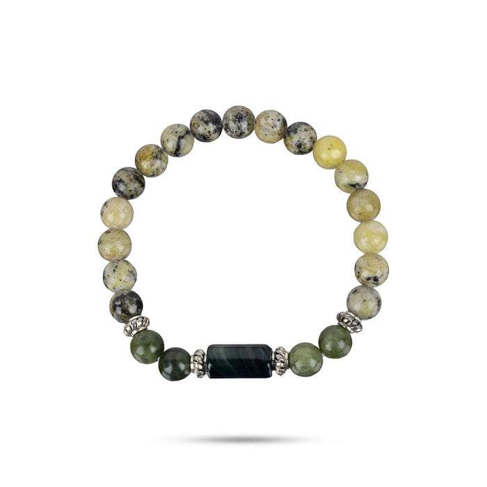 Crystal Bracelet - 2.5 Inches | Crystal Bead Hand Bracelet/ Semi Precious Stone Hand Band For Virgo Zodiac