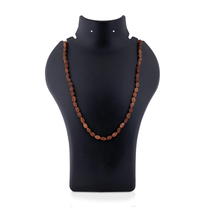 2 Mukhi Rudraksha Mala Java | Two Face Rudraksha Mala/ Rudraksha Bead Necklace for Daily Wear