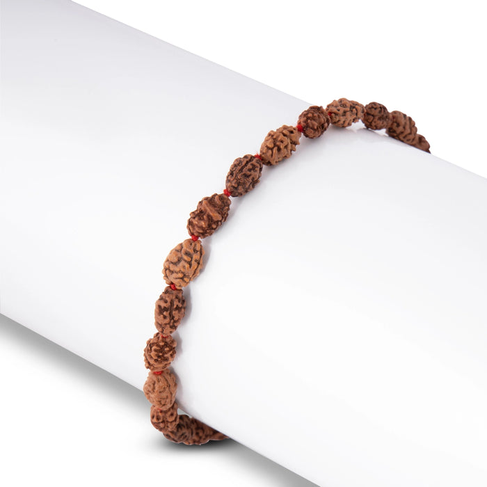 2 Mukhi Rudraksha Mala Java | Two Face Rudraksha Mala/ Rudraksha Bead Necklace for Daily Wear