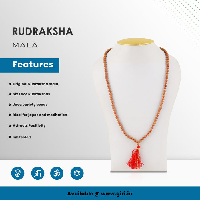 Ruthratcham Malai | Rudraksha Mala/ Kantha Mala/ Rudra Mala for Men and Women