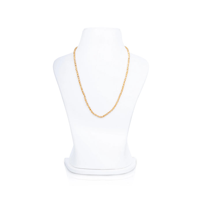 Rudrayani Mala With Gold Polish Cup | Rudrani Beads Mala/ Rudrani Mala With Thread Knot for Men & Women