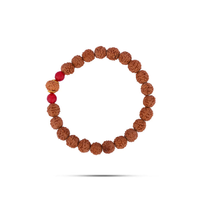 12 Face Rudraksha Bracelet | 12 Mukhi Ruthratcham Bracelet/ Rudraksh Hand Band For Positive Energy Protection