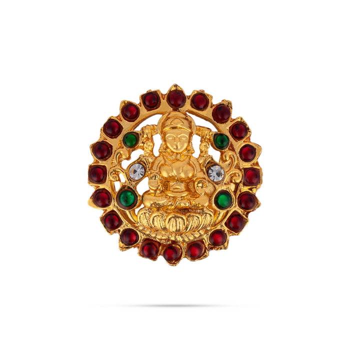 Stone Jada Billa | Artificial Jewellery/ Kemp Jada Pin/ Lakshmi Design Hair Accessory For Dance Wear