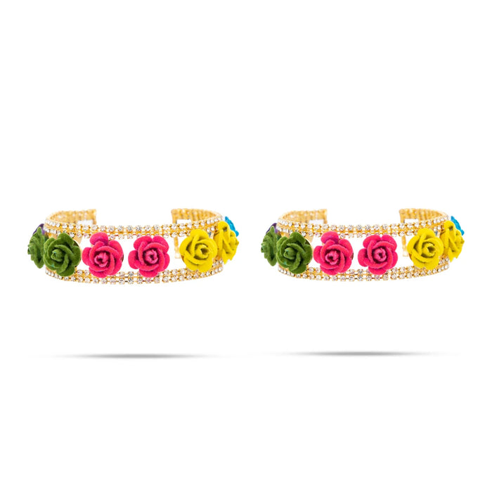 Stone Bangle Pair - 2 Inches | Stone Jewellery/ Stone Kada for Deity