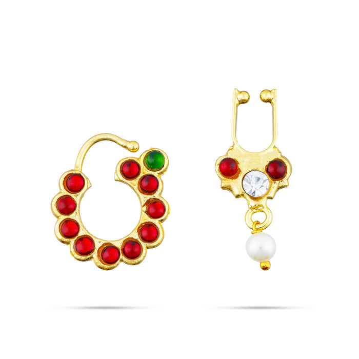 Bharatanatyam Jewellery Set Without Bangle | Kemp Beads & Stone Design Jewellery/ Artificial Jewelry for Dance