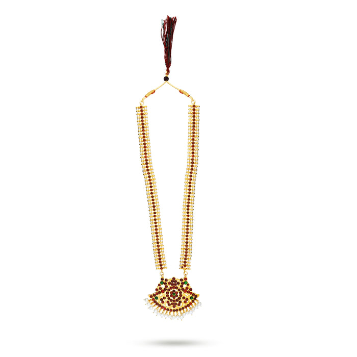 Bharatanatyam Jewellery Set Without Bangle | Kemp Artificial Jewelry/ Stone & Beads Design Jewellery for Dance