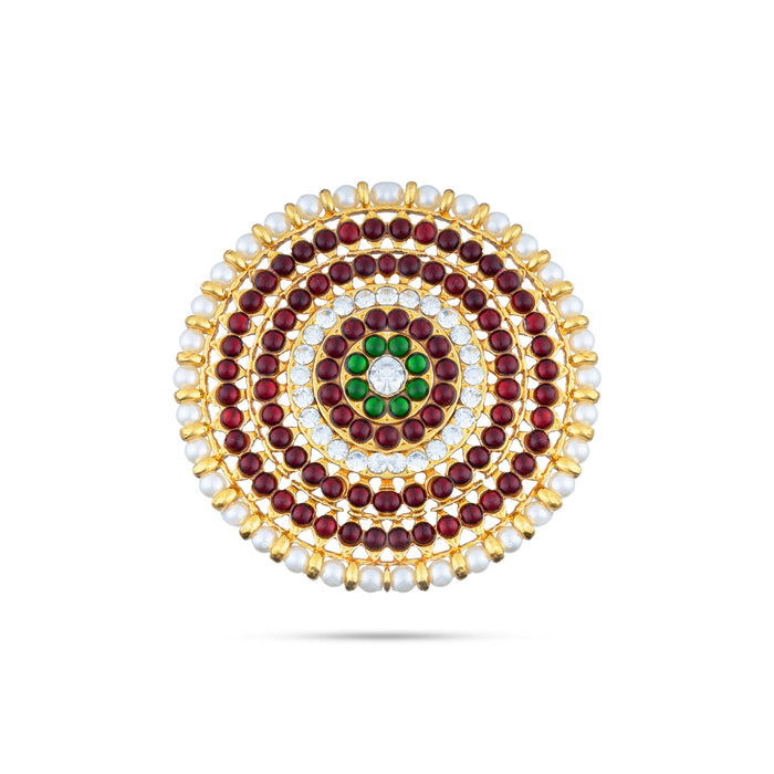 Bharatanatyam Jewellery Set Without Bangle | Artificial Jewelry/Multicolour Stone&Beads Design Jewellery for Dance